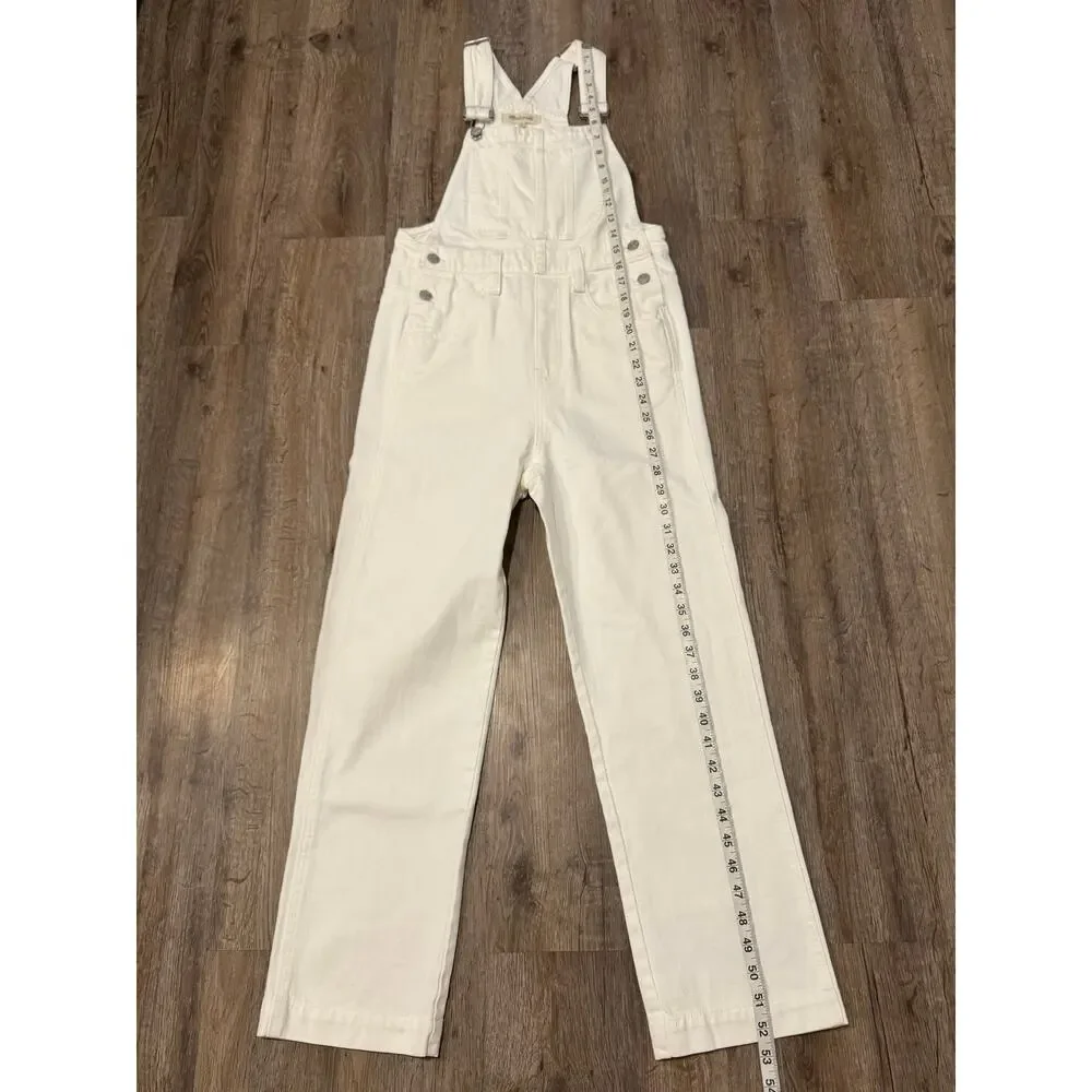 Madewell Women’s Straight-Leg Overalls Size XXS - Picture 7 of 9
